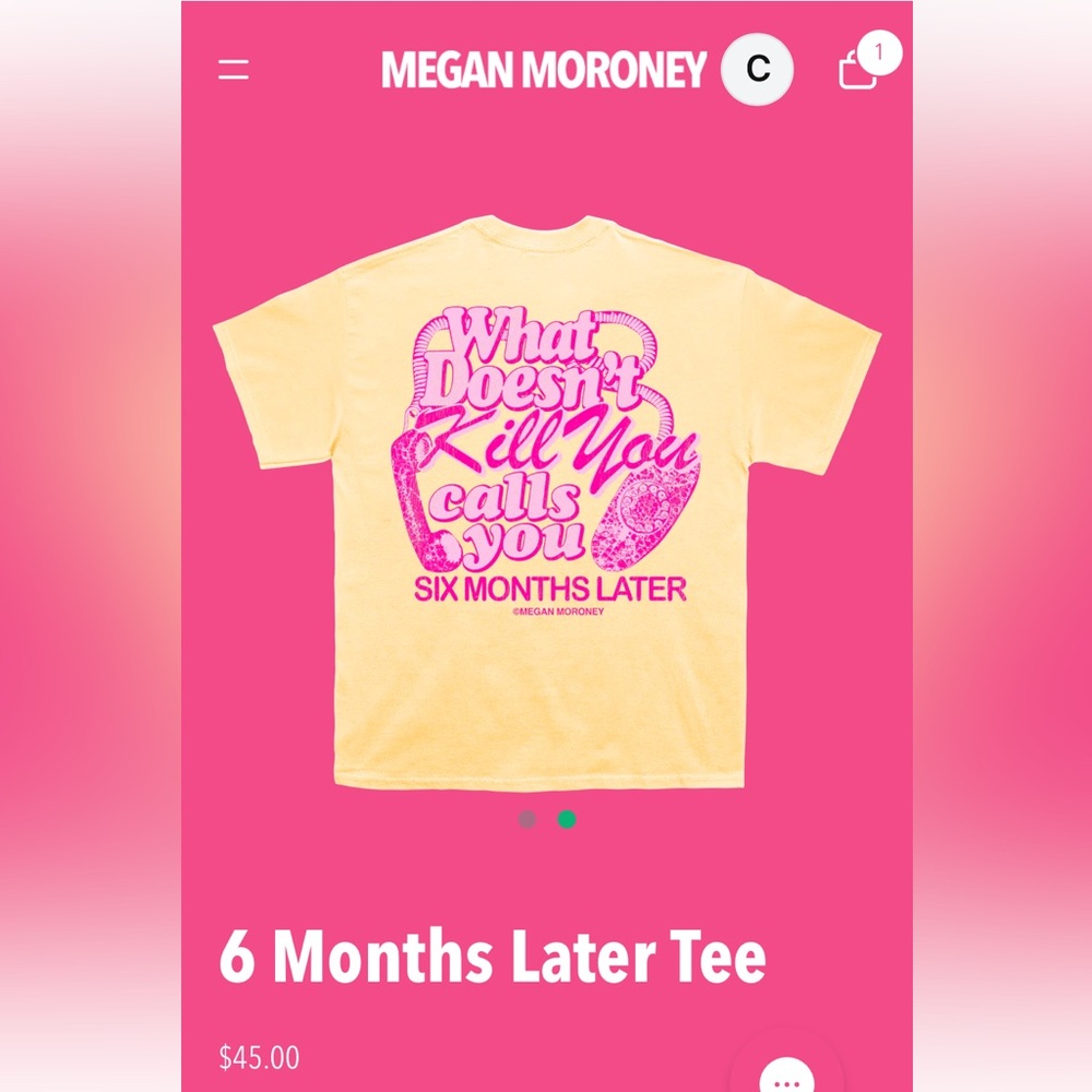 Megan Moroney Six Months Later Tee